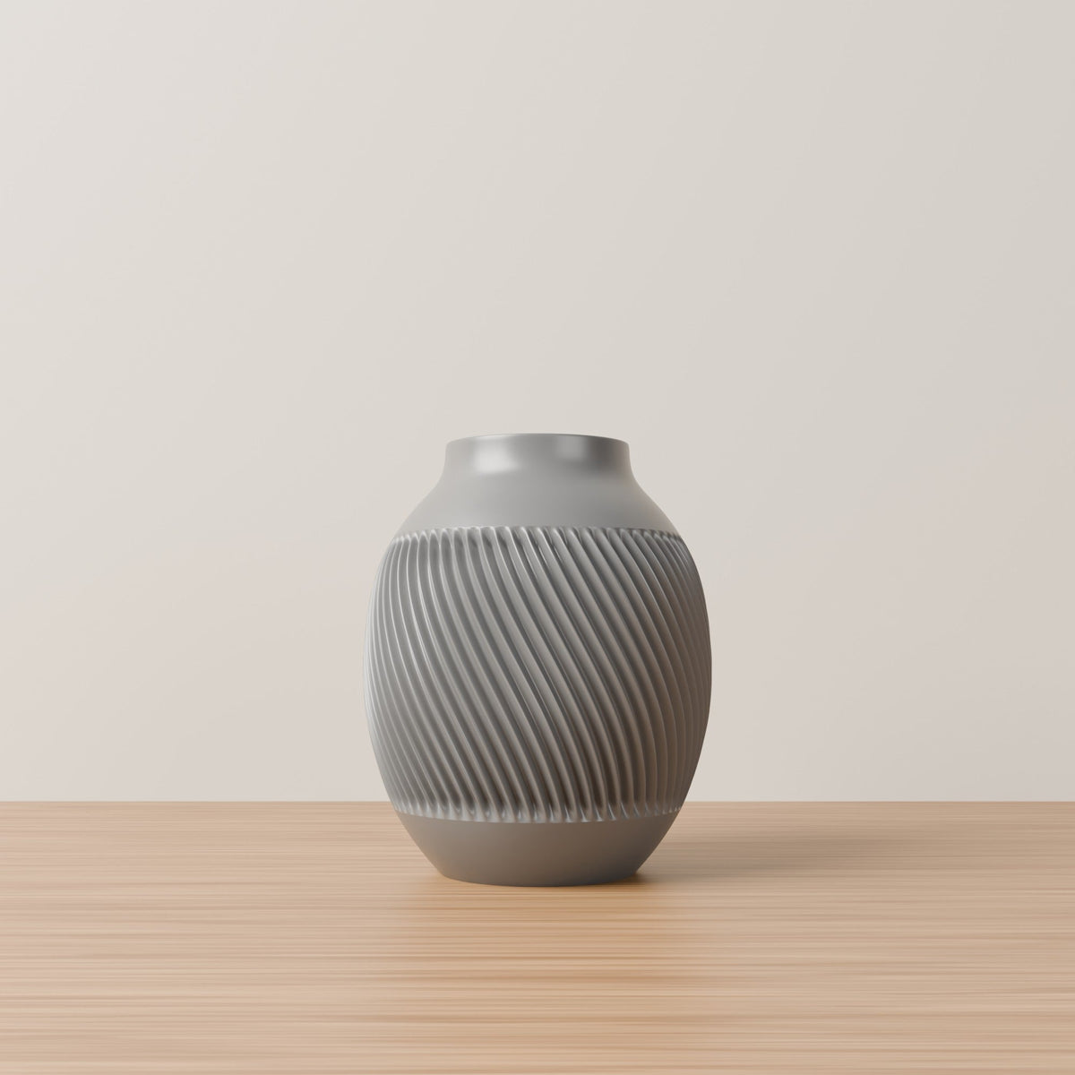 Caldonazzo Ribbed Vase – Modern Sculptural Vase - Northern Foundry