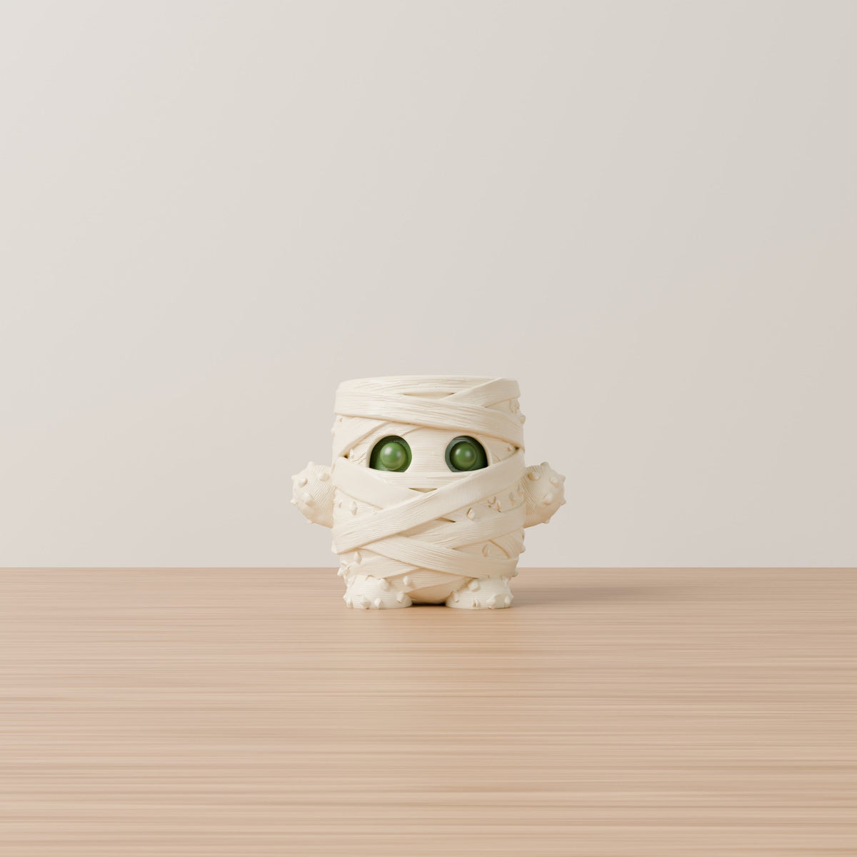 Cute Mummy Vase – Bandaged Little Monster Halloween Vase & Planter - Northern Foundry
