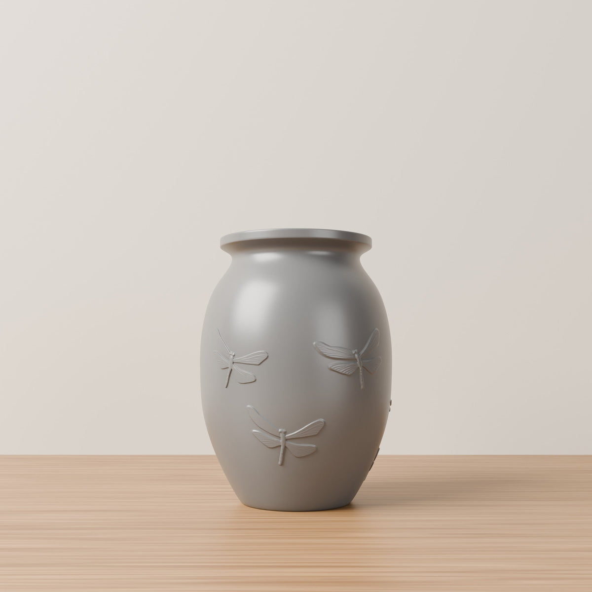 Dragonfly Meadow Relief Vase – Modern Sculptural Vase - Northern Foundry