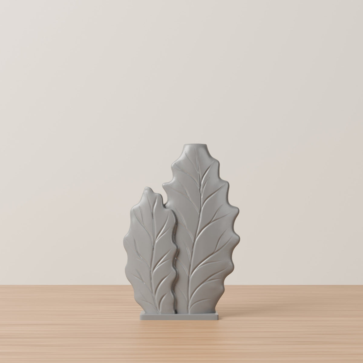 Leaf Duo Vase – Twin Leaf Silhouette Flat Bud Vase - Northern Foundry