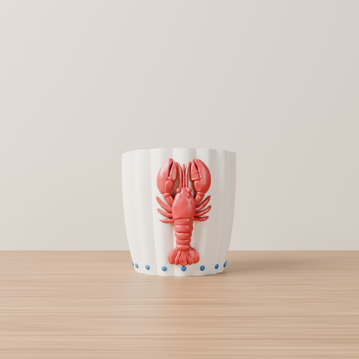 Lobster Seashell Pot – Coastal Lobster Planter - Northern Foundry
