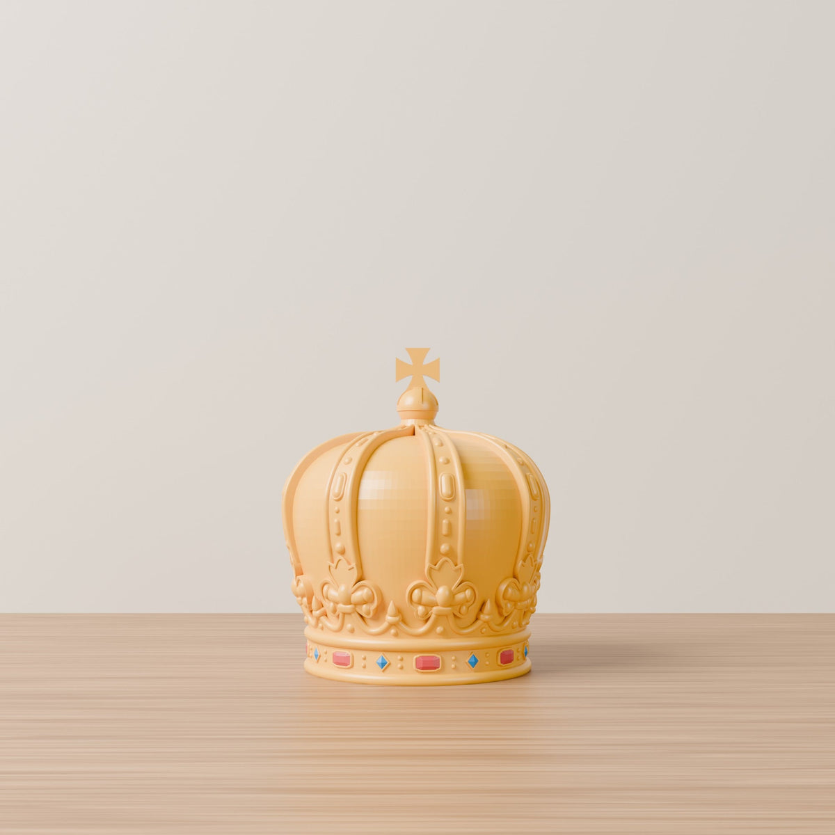 Royal Crown Storage Jar – Gold Crown Box with Lid - Northern Foundry