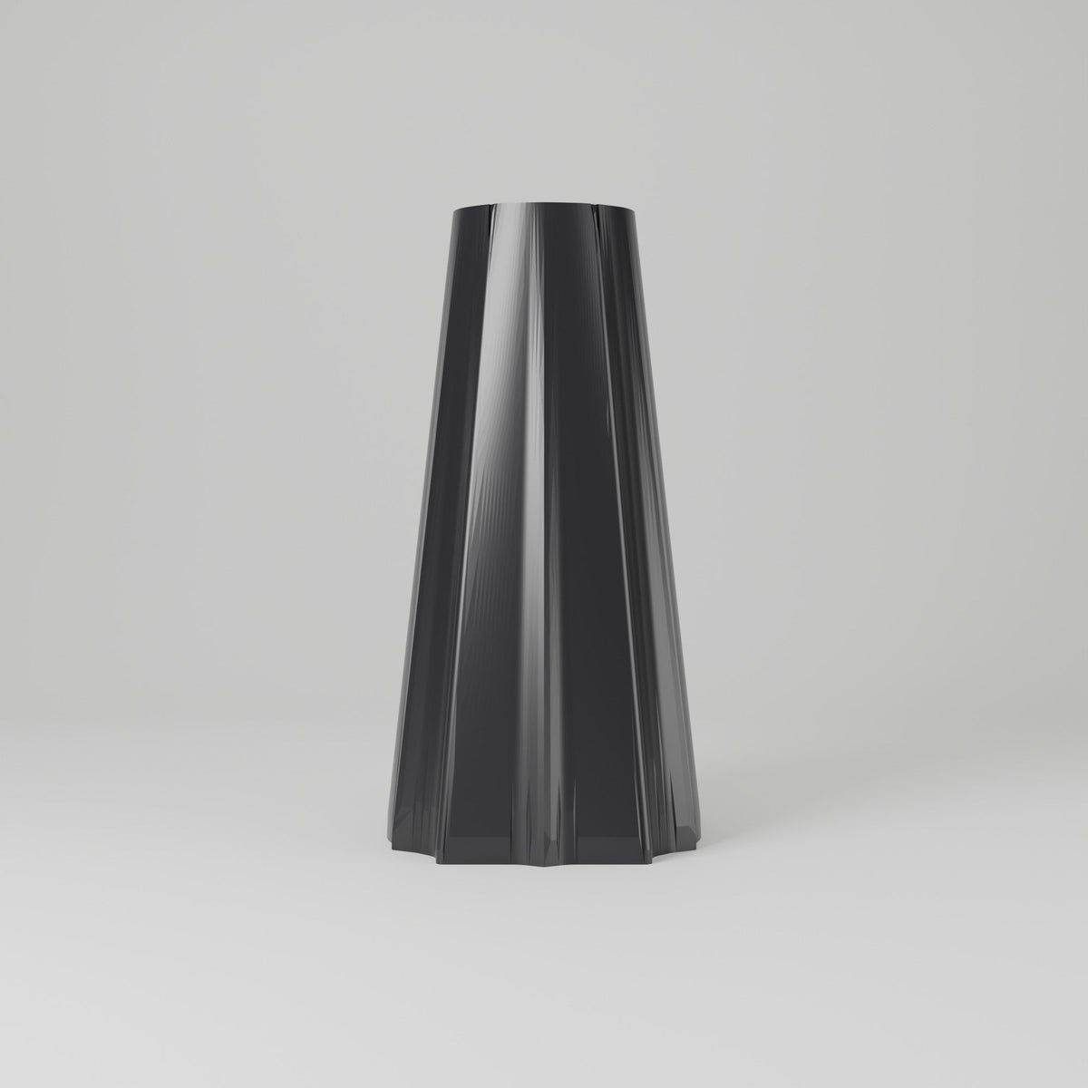 Wulkan Faceted Cone Vase – Modern Geometric Bud Vase - Northern Foundry