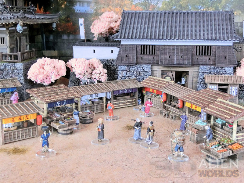 Samurai Market Stalls Set