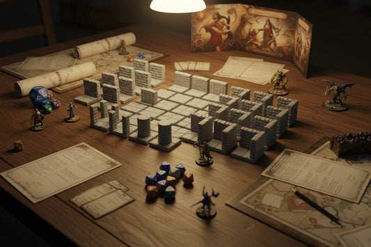 28mm Dungeon Expansion: Alpha Wing Tiles + 6 Minis - Northern Foundry
