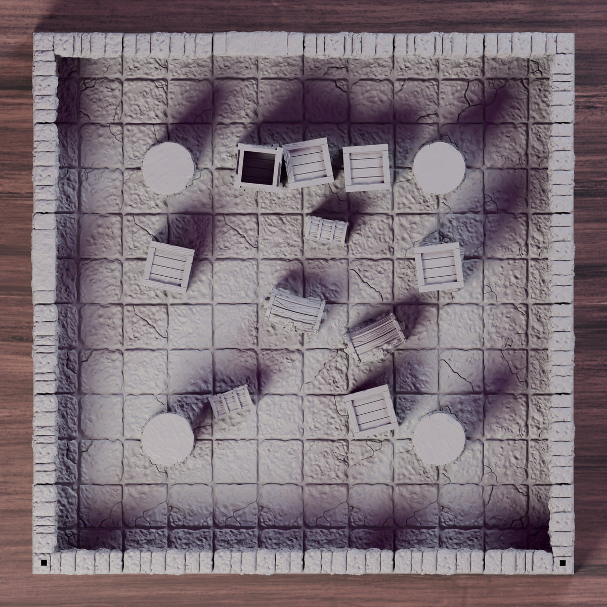 28mm Storage Warehouse Loot Cache – Dungeon Terrain - Northern Foundry