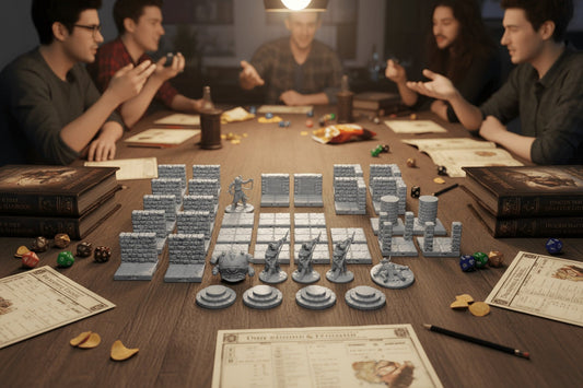 28mm Throne Room Boss Encounter Set with 8 Miniatures - Northern Foundry