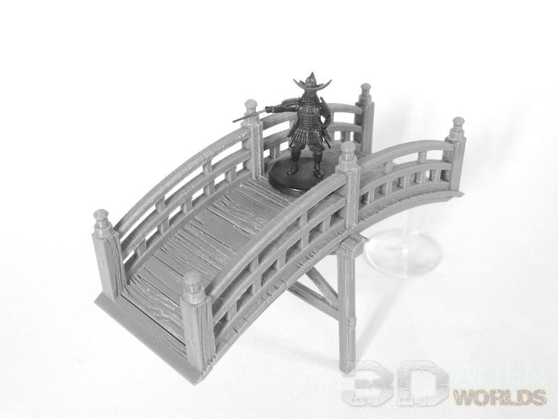 Samurai Bridges unpainted grey print
