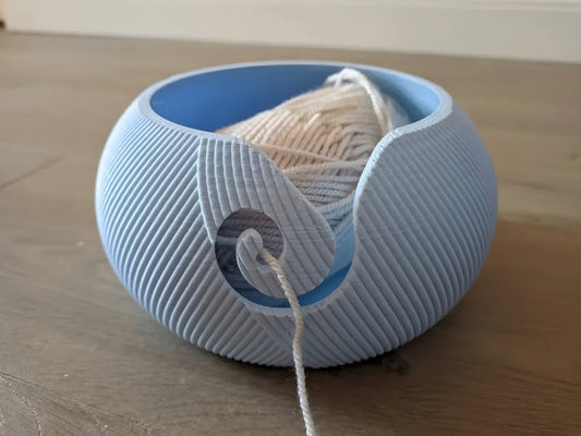 3D Printed Yarn Bowl – Swirl Guide for Knitters & Crocheters - Northern Foundry