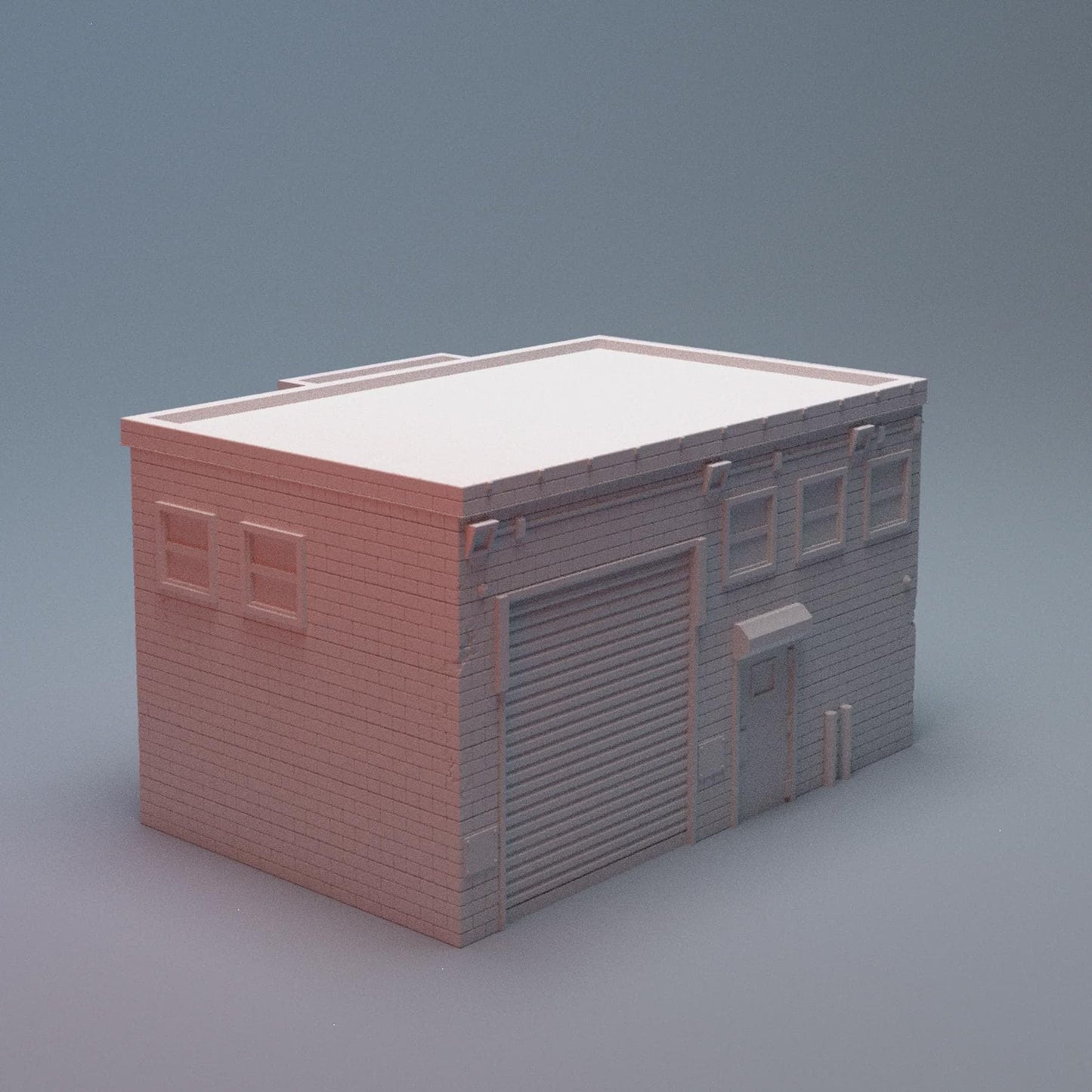 40mm Heroic Industrial Warehouse Terrain – 4 Buildings + 13 Junk Scatter - Northern Foundry