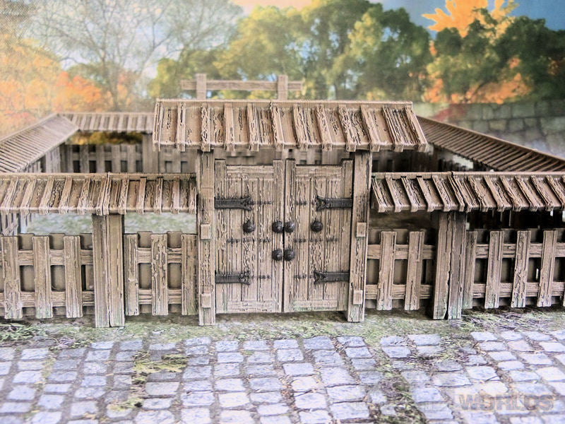 Samurai Wooden Walls Set