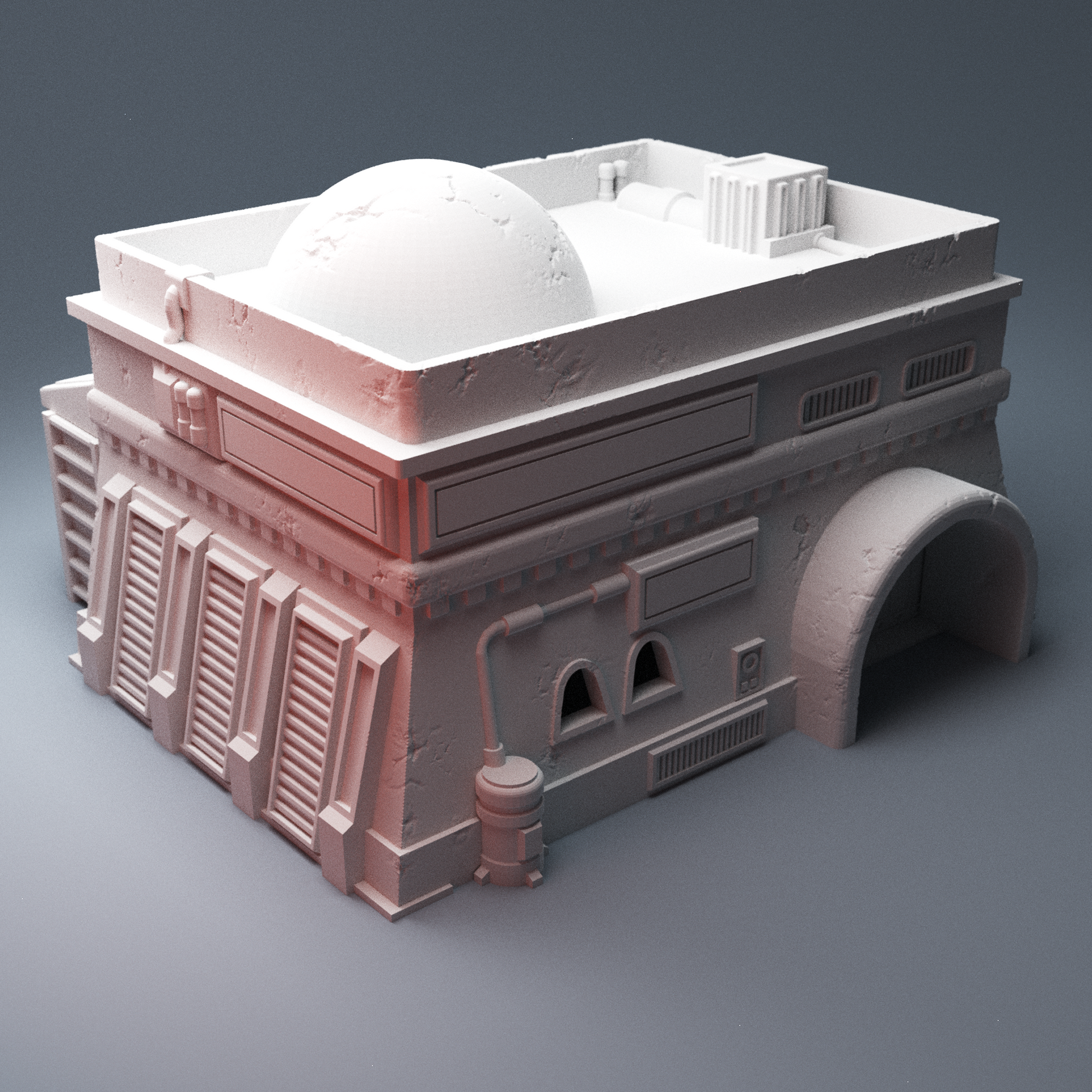 Desert Cantina building