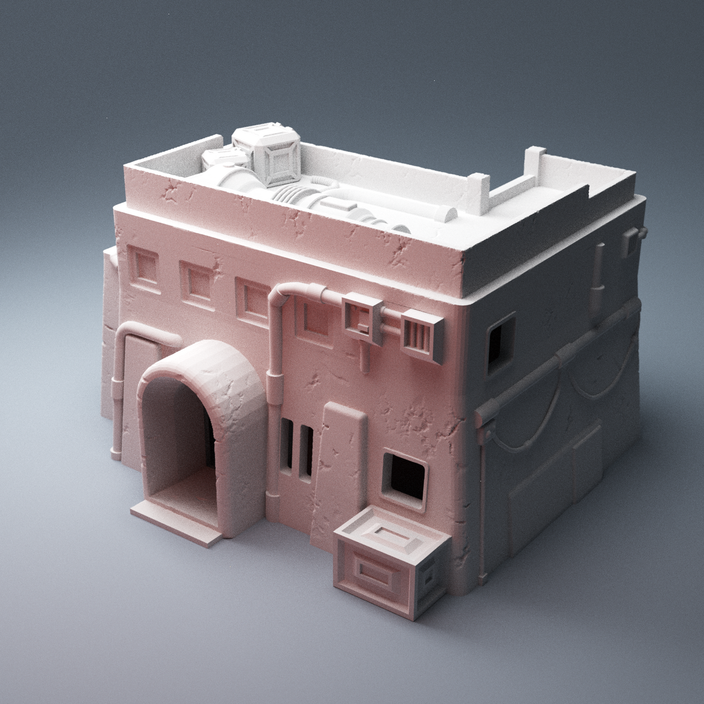 Desert Town House building