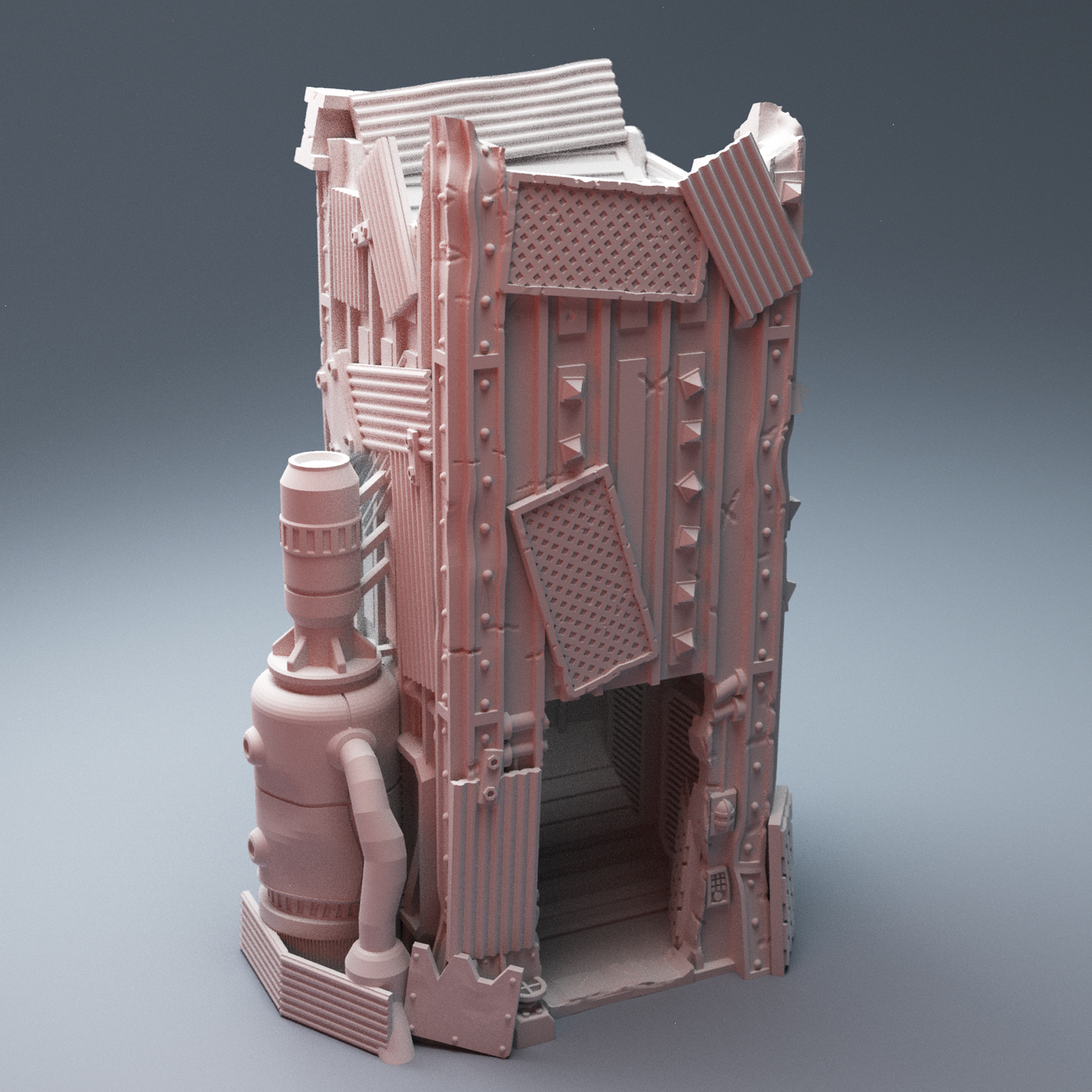 Junktown Ruins Dice Tower