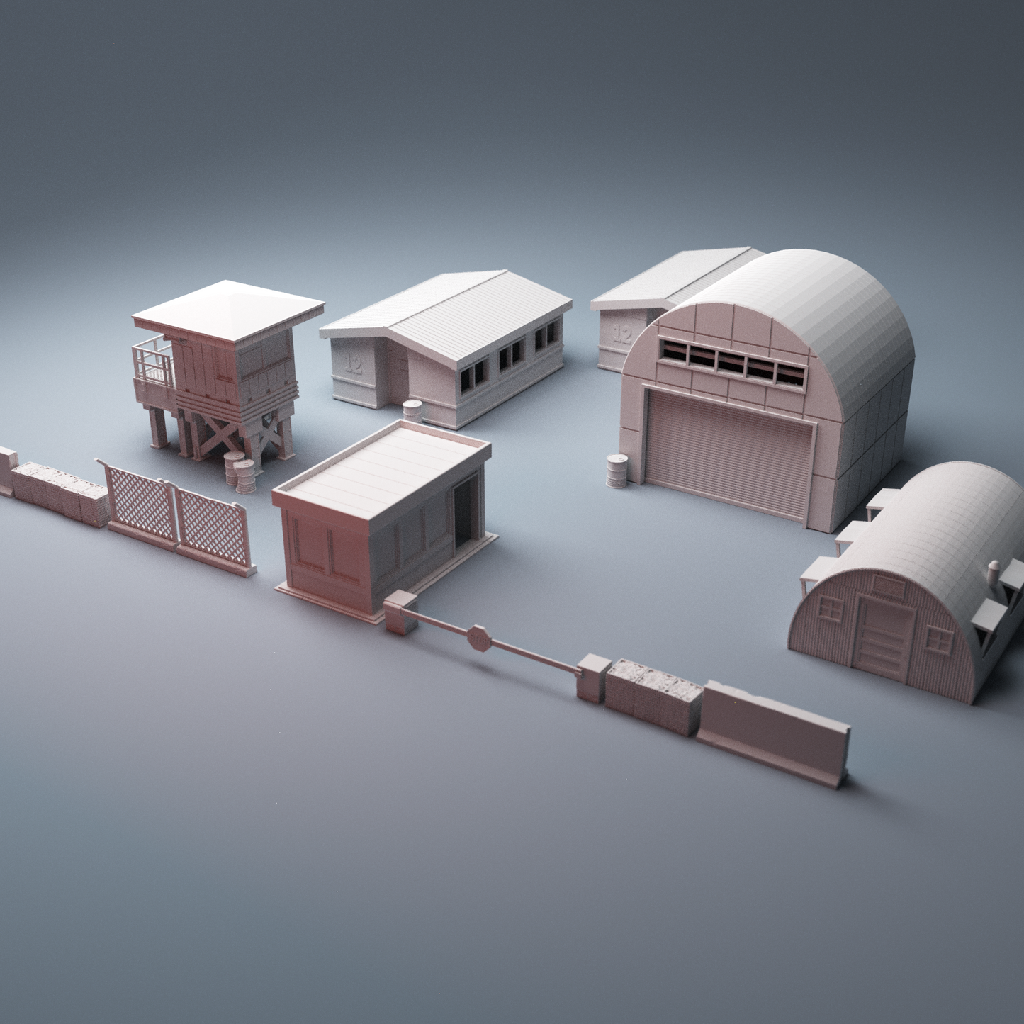 Modern military compound terrain 28mm