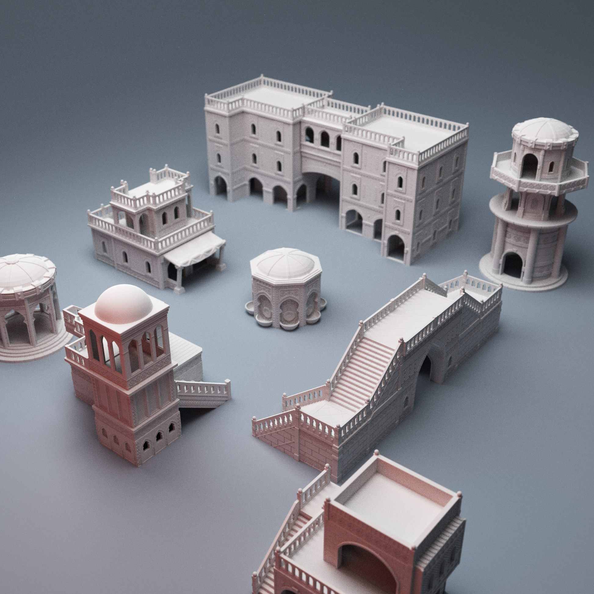 Atreus Settlement sci-fi terrain bundle 28mm
