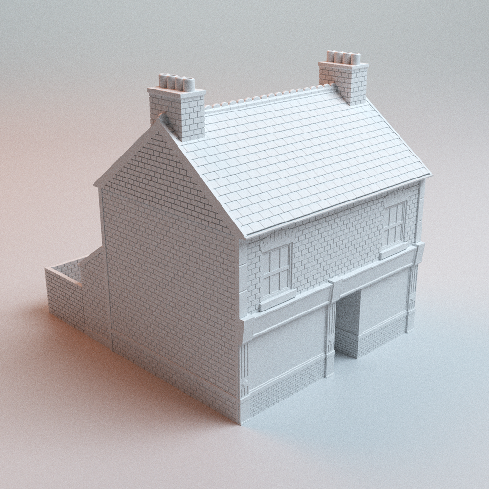 English Terraced Shop