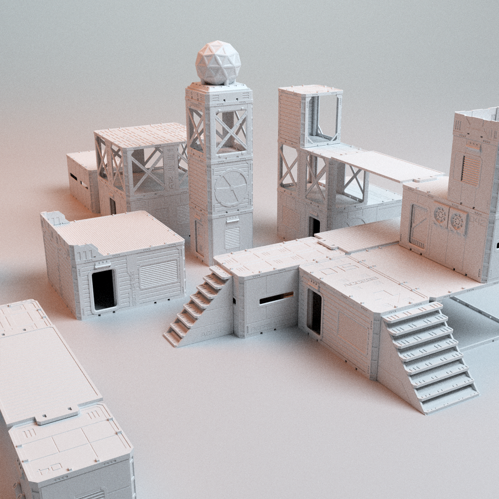 Frontline Eclipse cube bunkers towers terrain