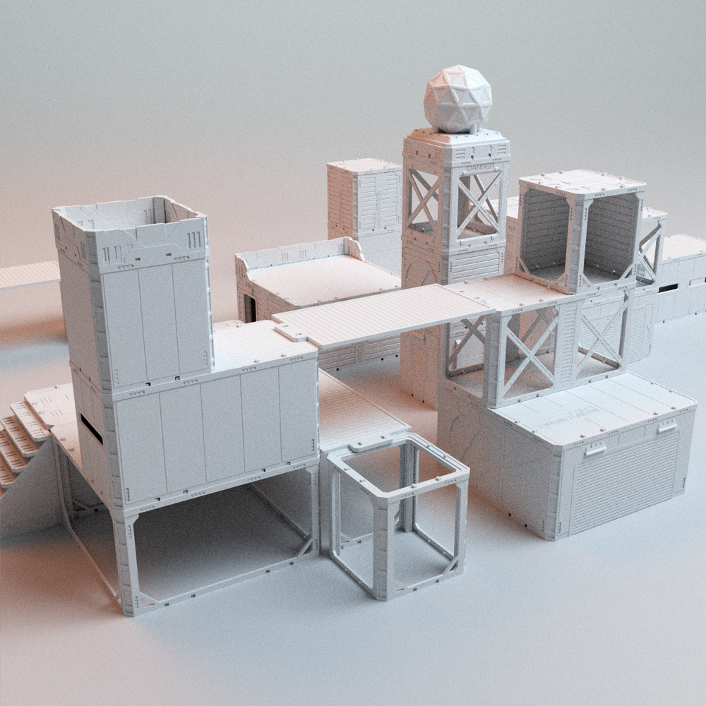 Frontline Eclipse modular sci-fi compound terrain
