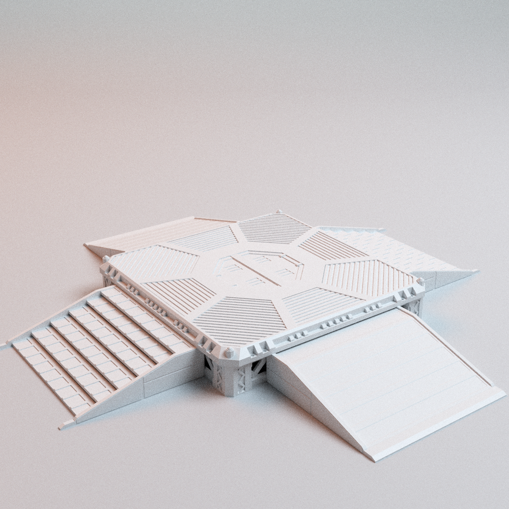 Hope's Reach landing pad sci-fi terrain