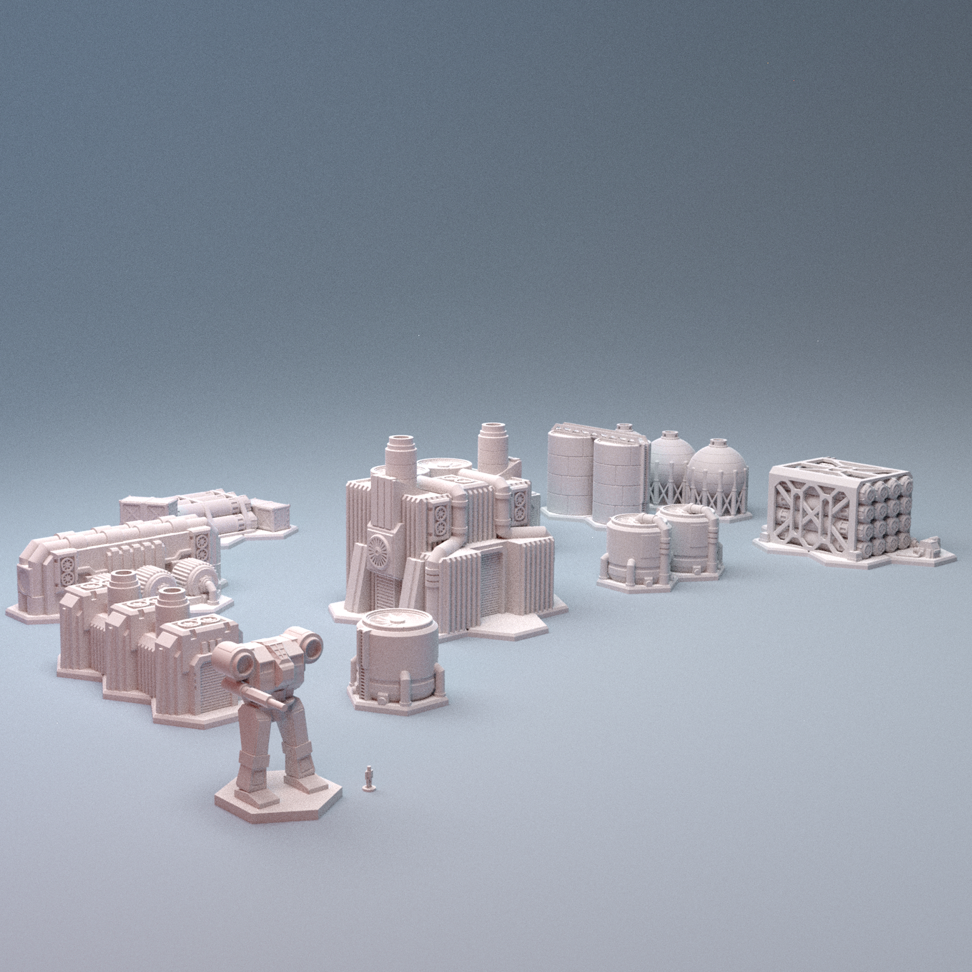 Mecha City Chemical Processing Plant 6mm