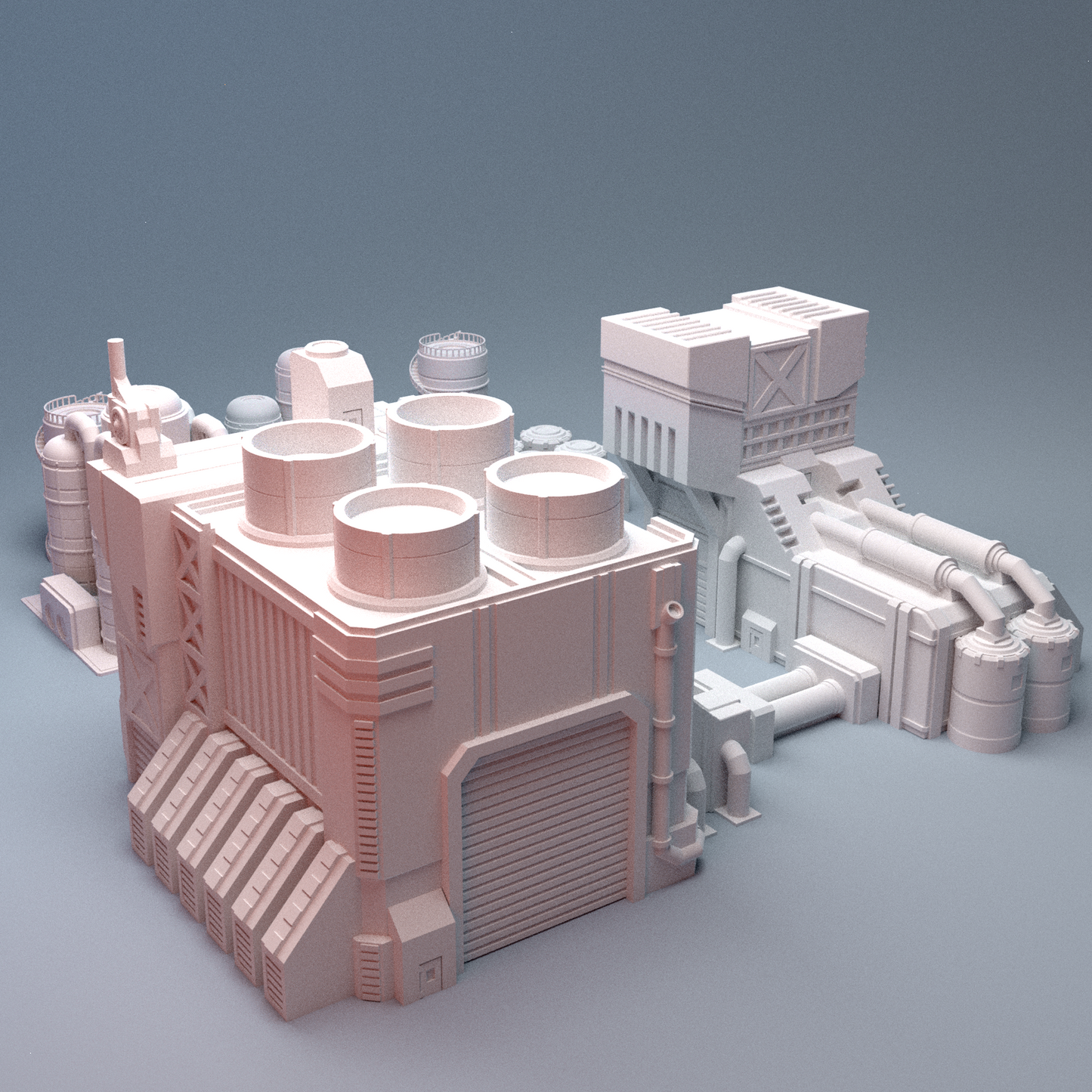 Mecha City Factory Refinery 6mm