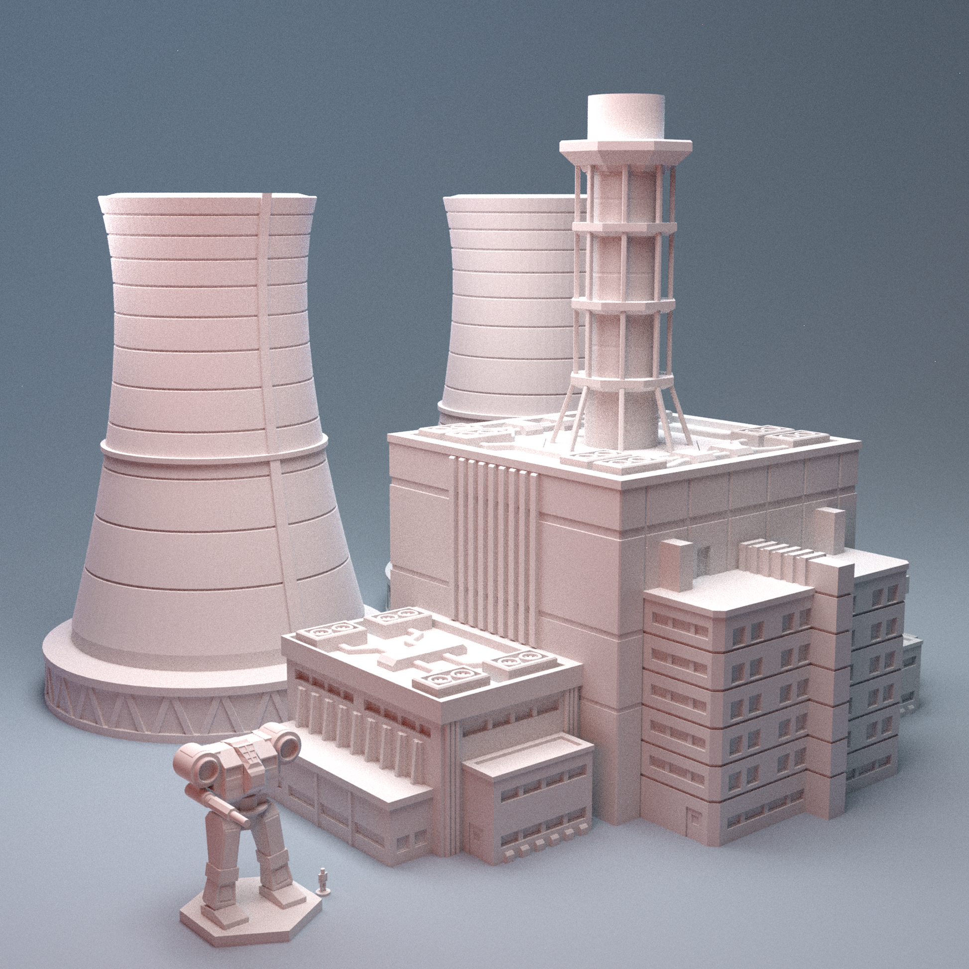 Mecha City Power Plant 6mm