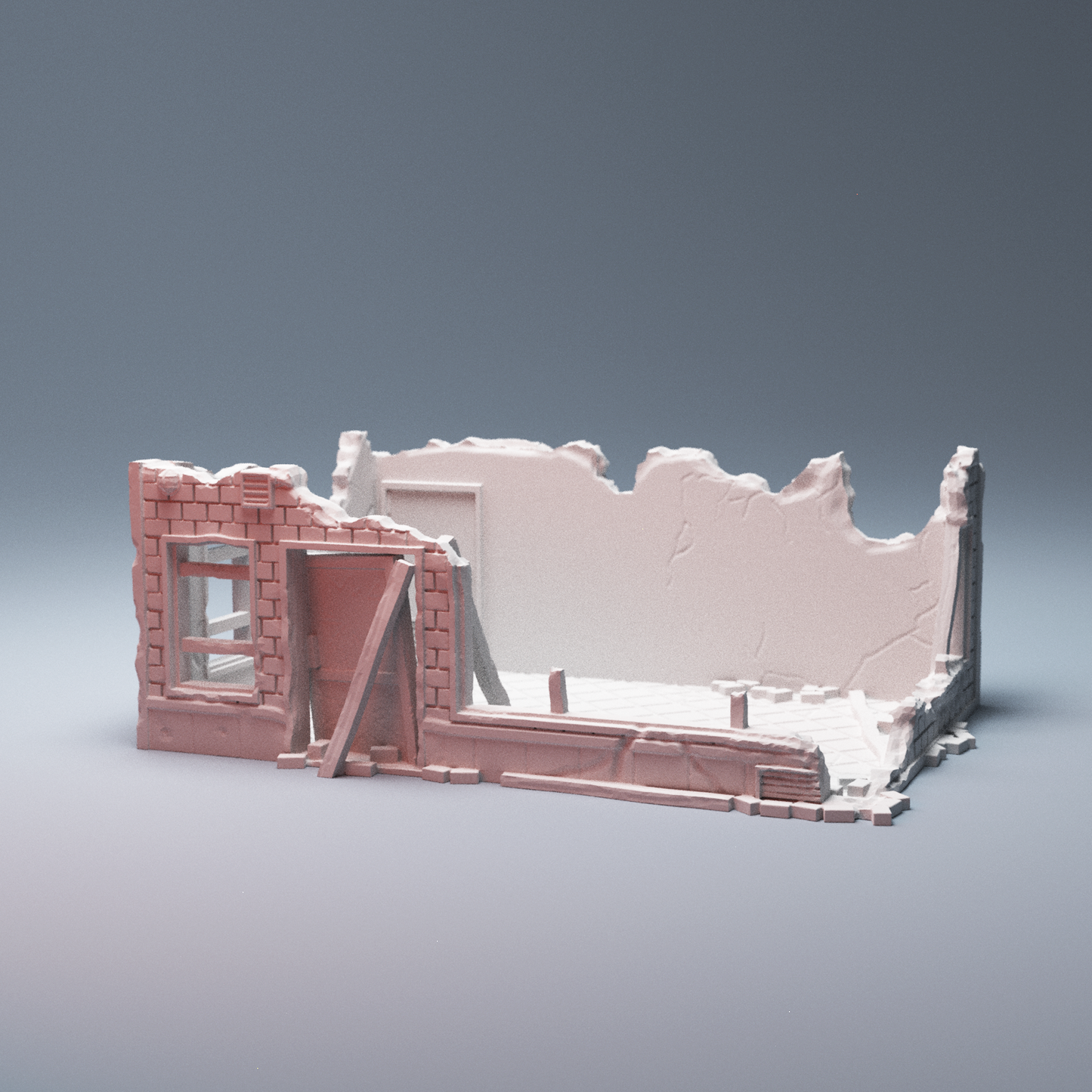 Ruined Donut Shop collapsed roof