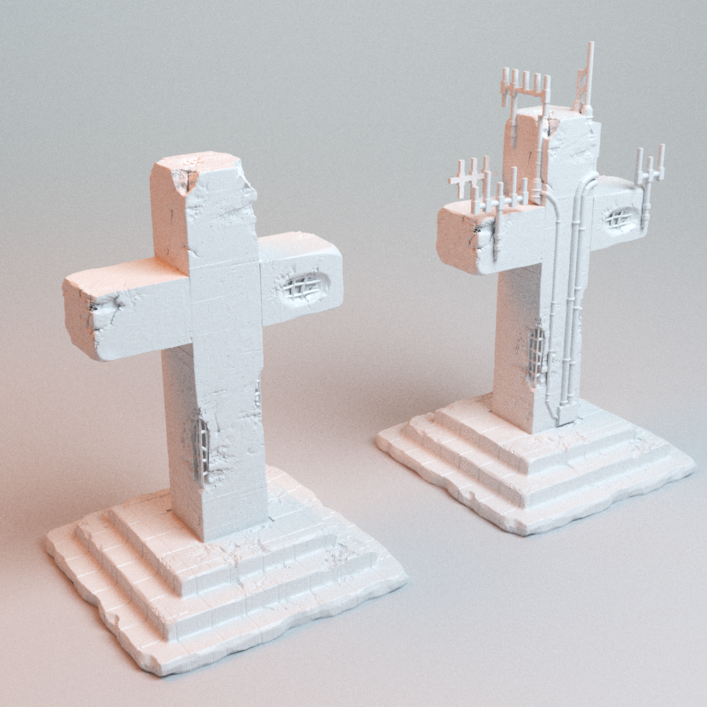 Trench Wars Large Communication Cross