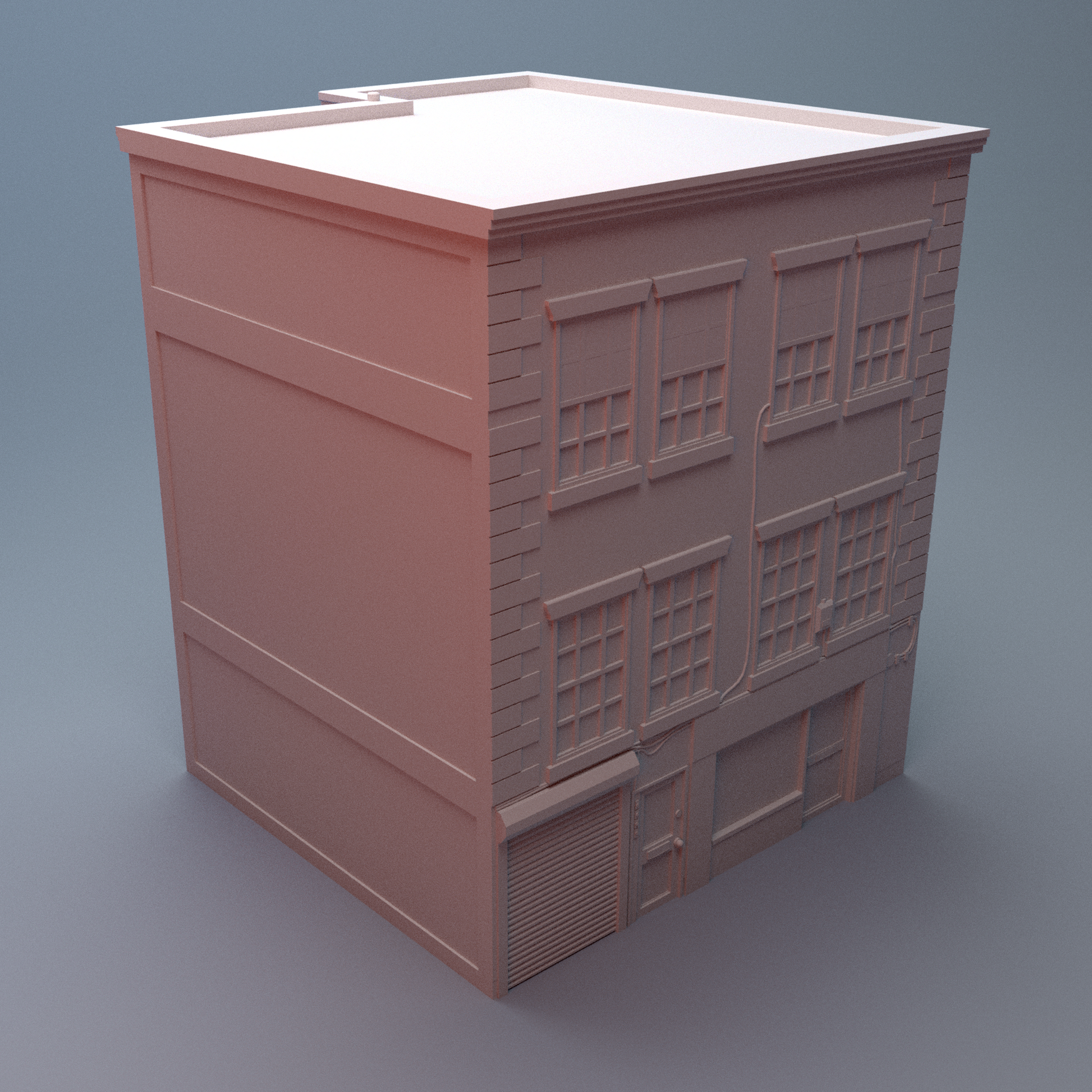 Urban Card Game Store building 28mm