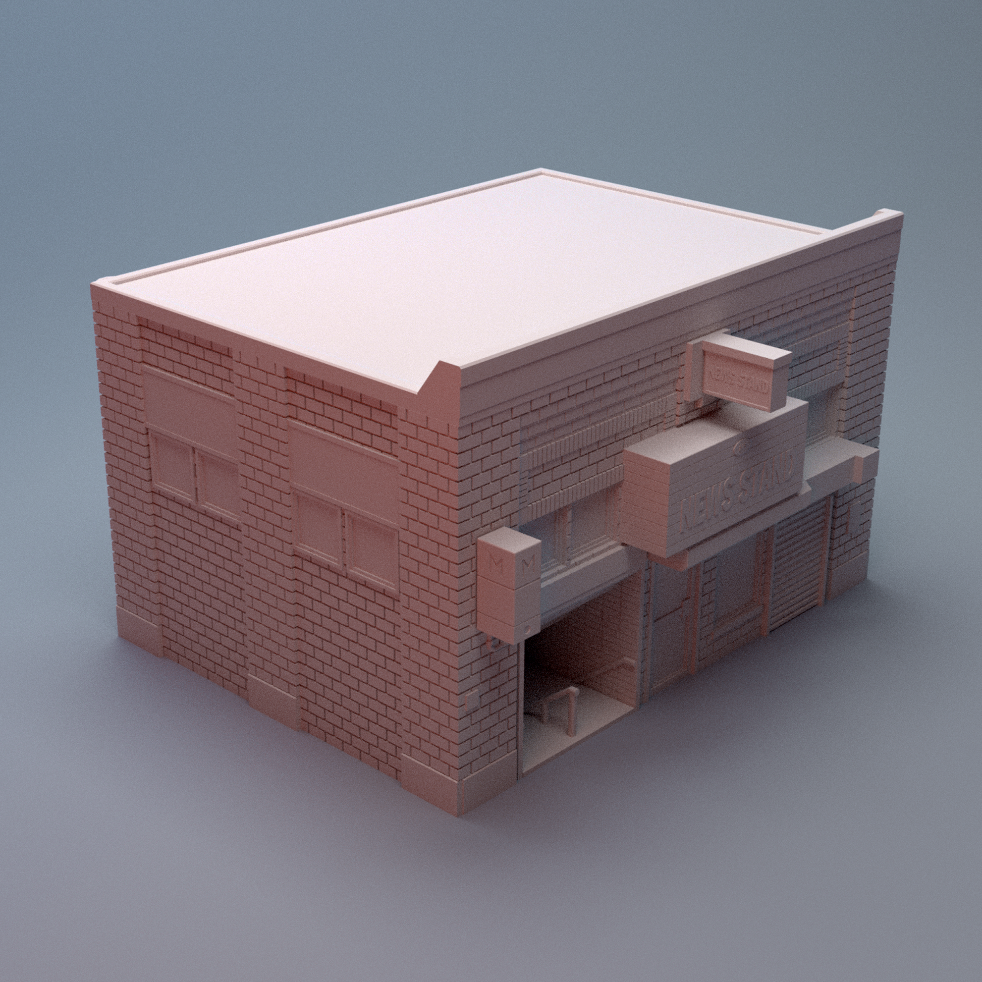 Newsstand and Subway Entrance building