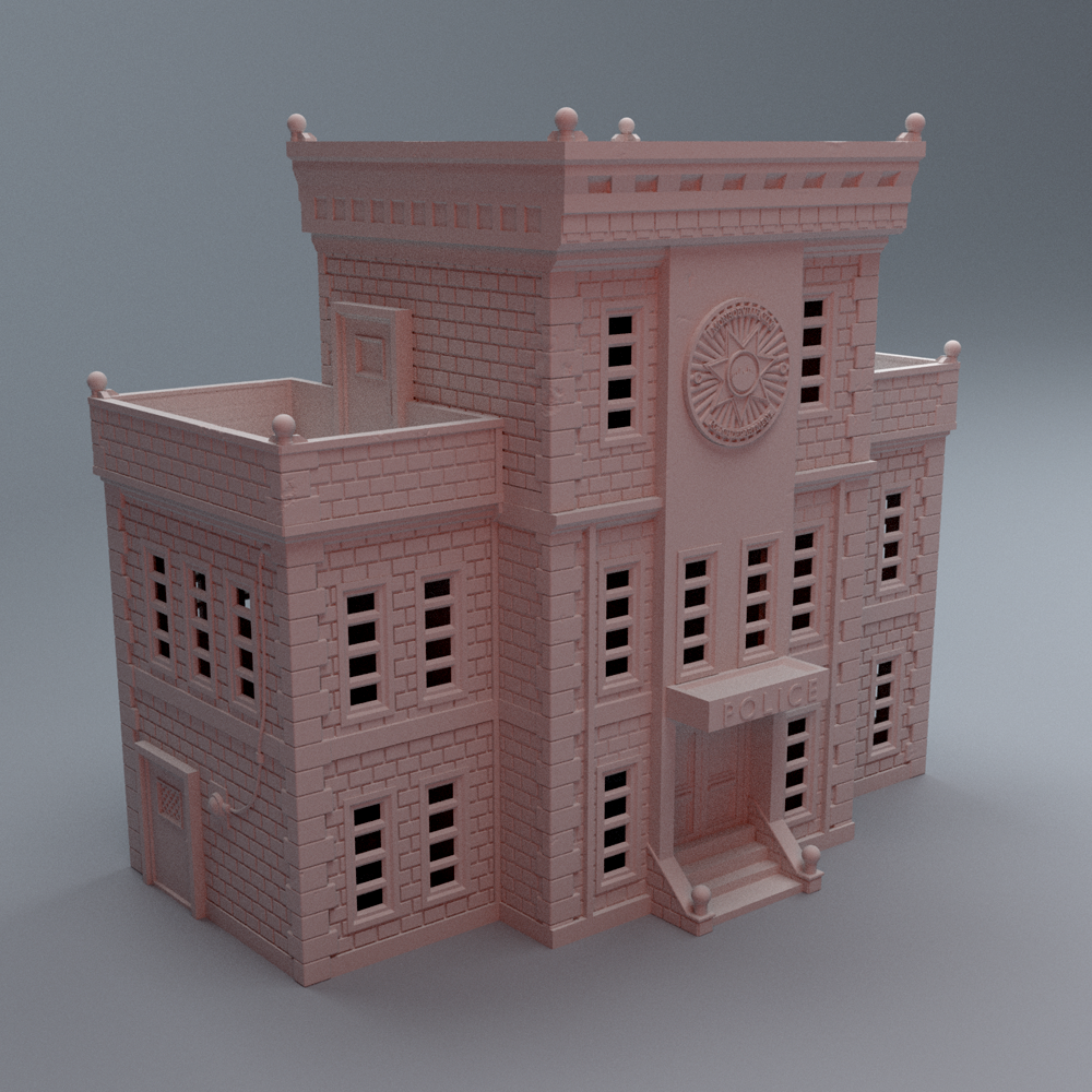 Urban Starter Phase 1 Bundle – 9 Modern City Buildings, Police Station & Scatter - Northern Foundry