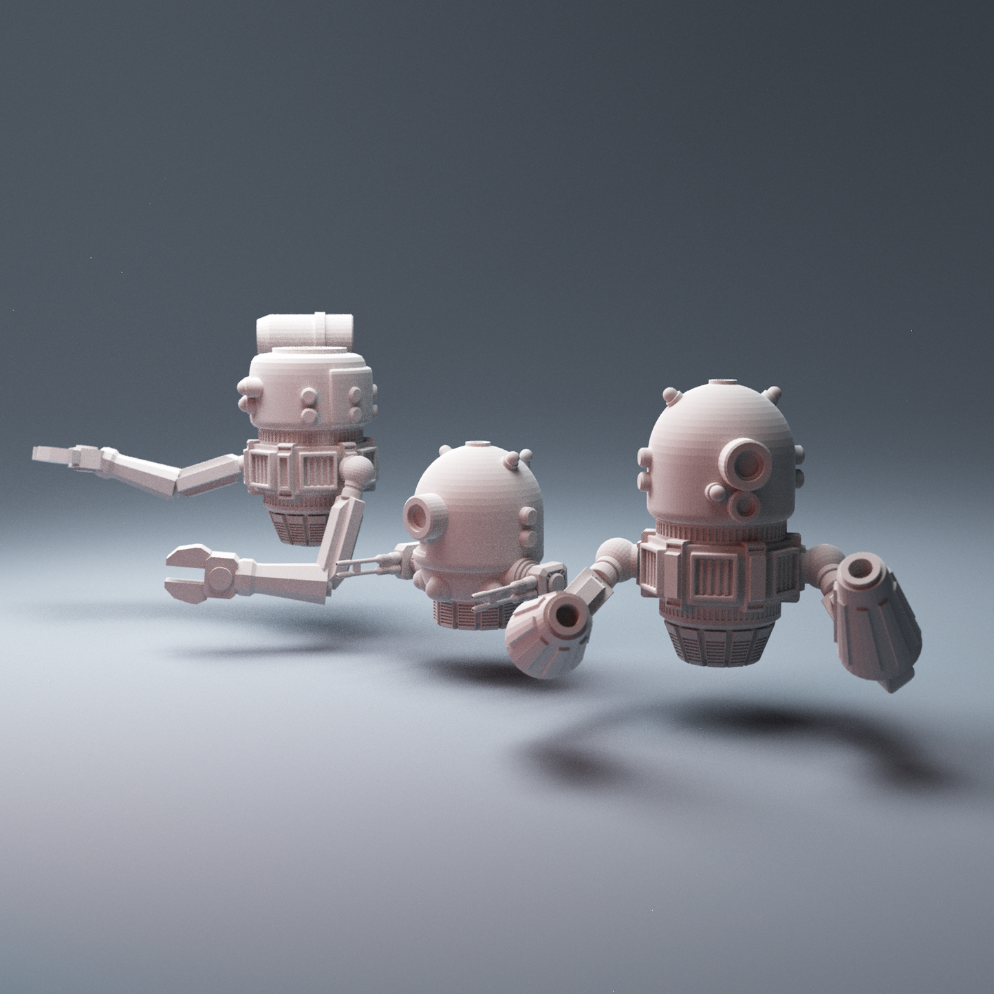 Sci-fi HoverBotz robots droids 28mm wargaming