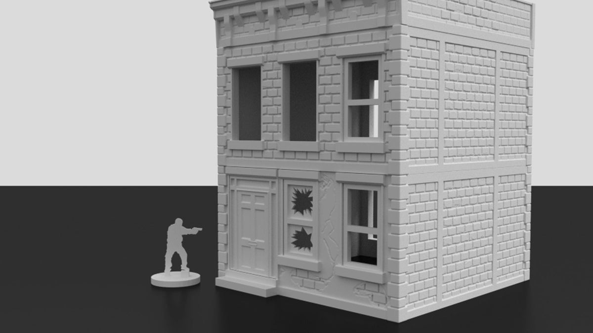 Urban Starter Phase 1 Bundle – 9 Modern City Buildings, Police Station & Scatter - Northern Foundry