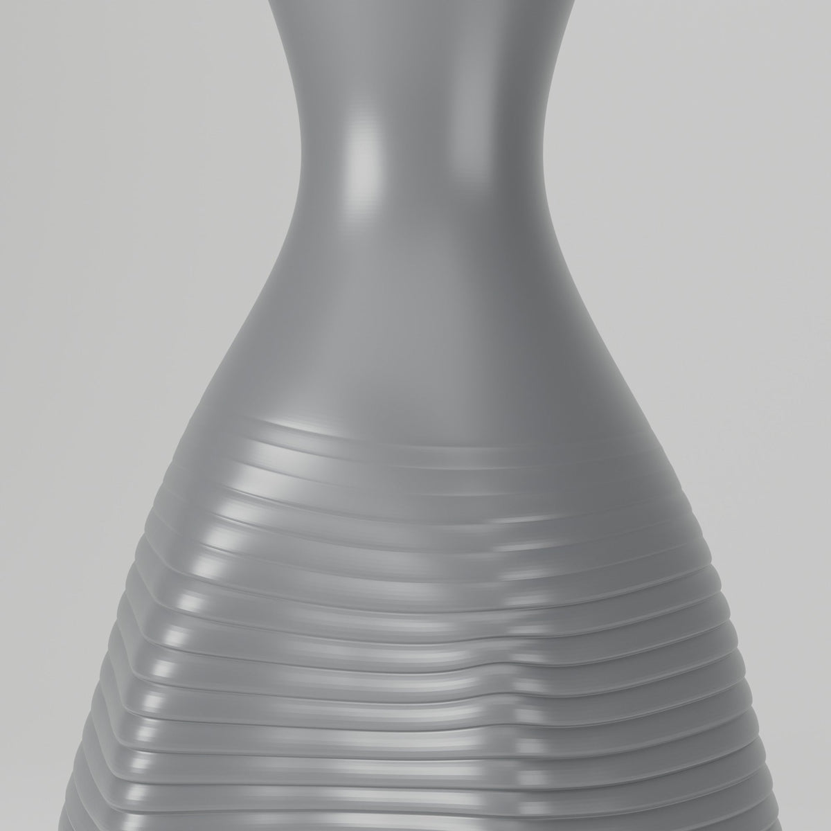 Albano Rippled Bottle Vase – Modern Sculptural Vase - Northern Foundry