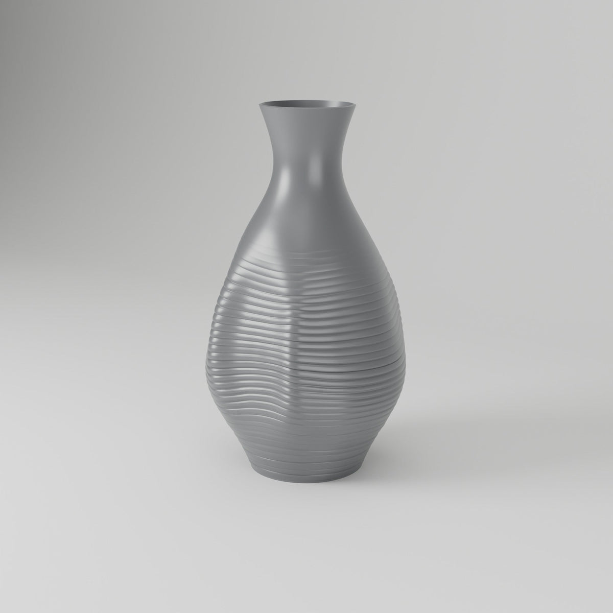 Albano Rippled Bottle Vase – Modern Sculptural Vase - Northern Foundry