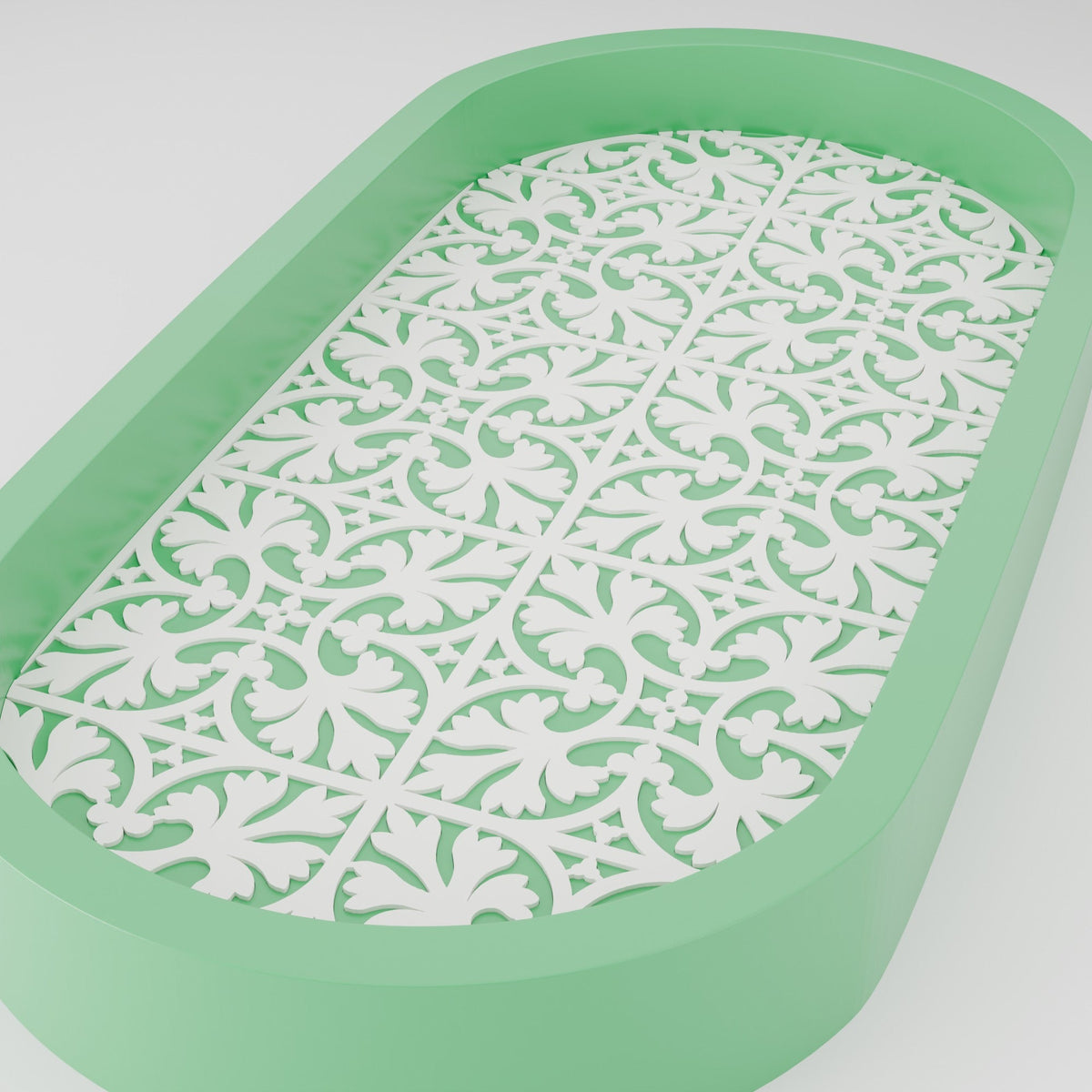 Algarve Tray – Portuguese Tile-Pattern Decorative Tray - Northern Foundry