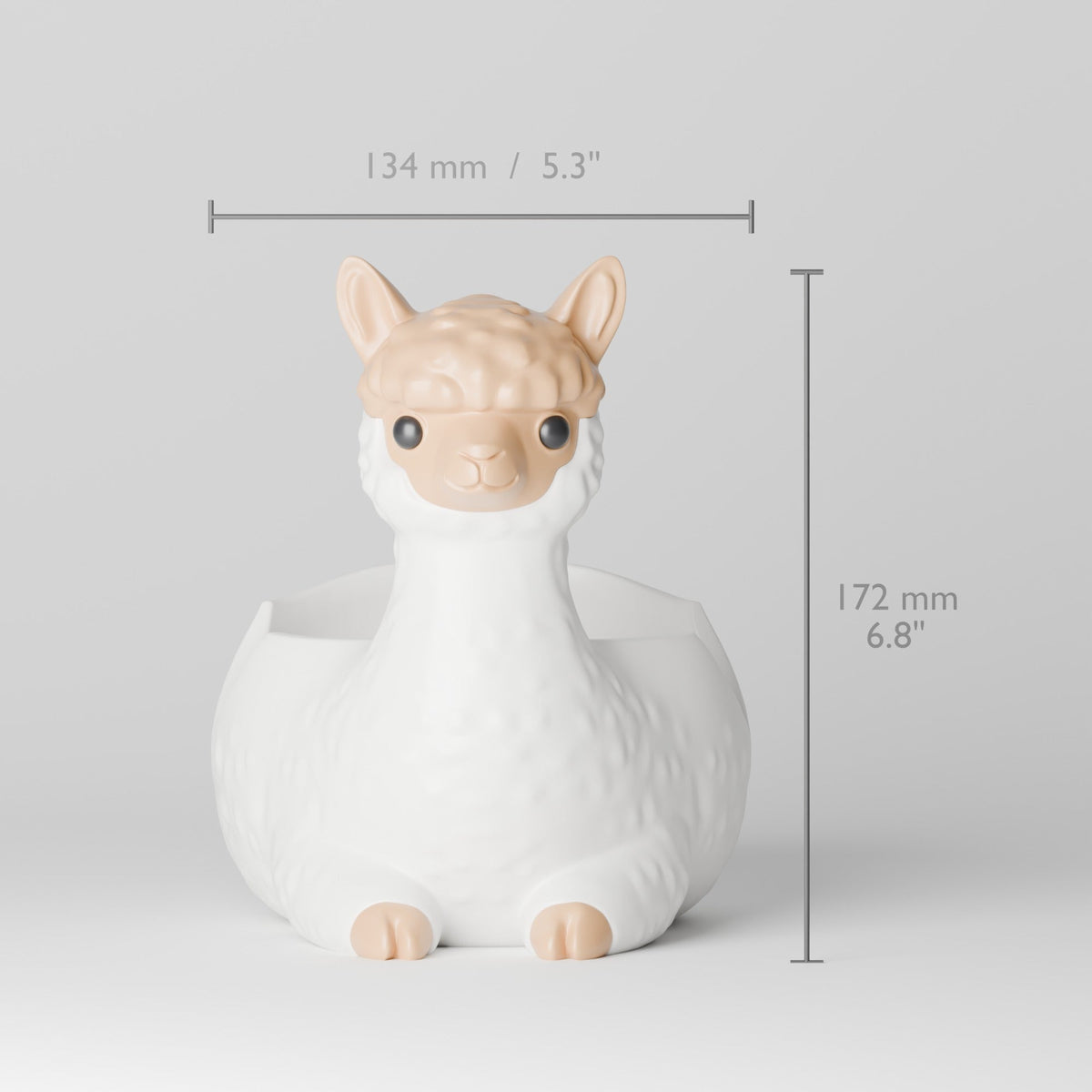 Alpaca Yarn Bowl – Cute Knitting & Crochet Yarn Holder - Northern Foundry
