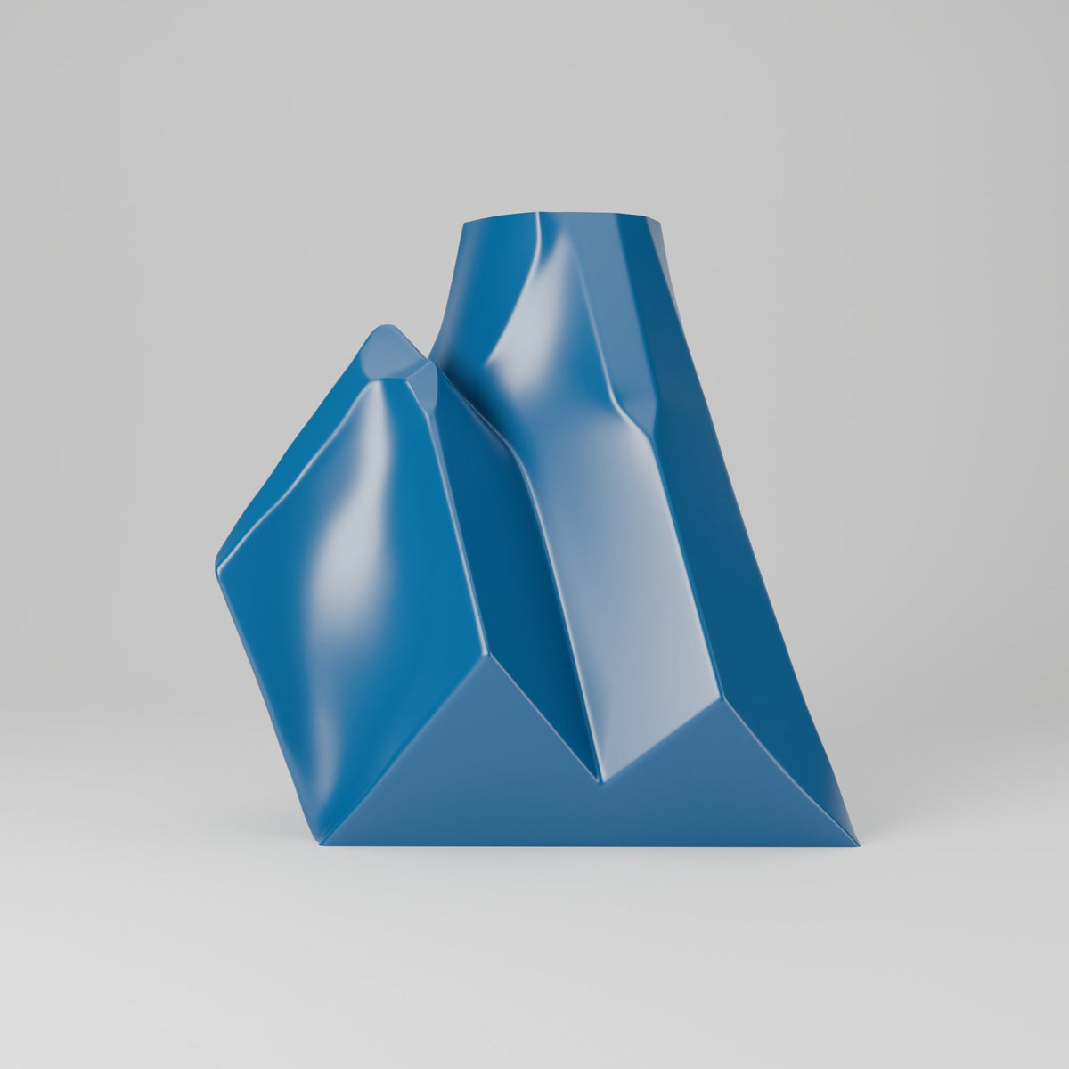 Alpine Peaks Geometric Mountain Vase – Modern Sculptural Vase - Northern Foundry