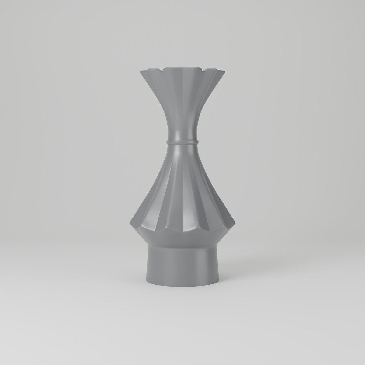 Annone Fluted Flower Vase – Modern Sculptural Vase - Northern Foundry