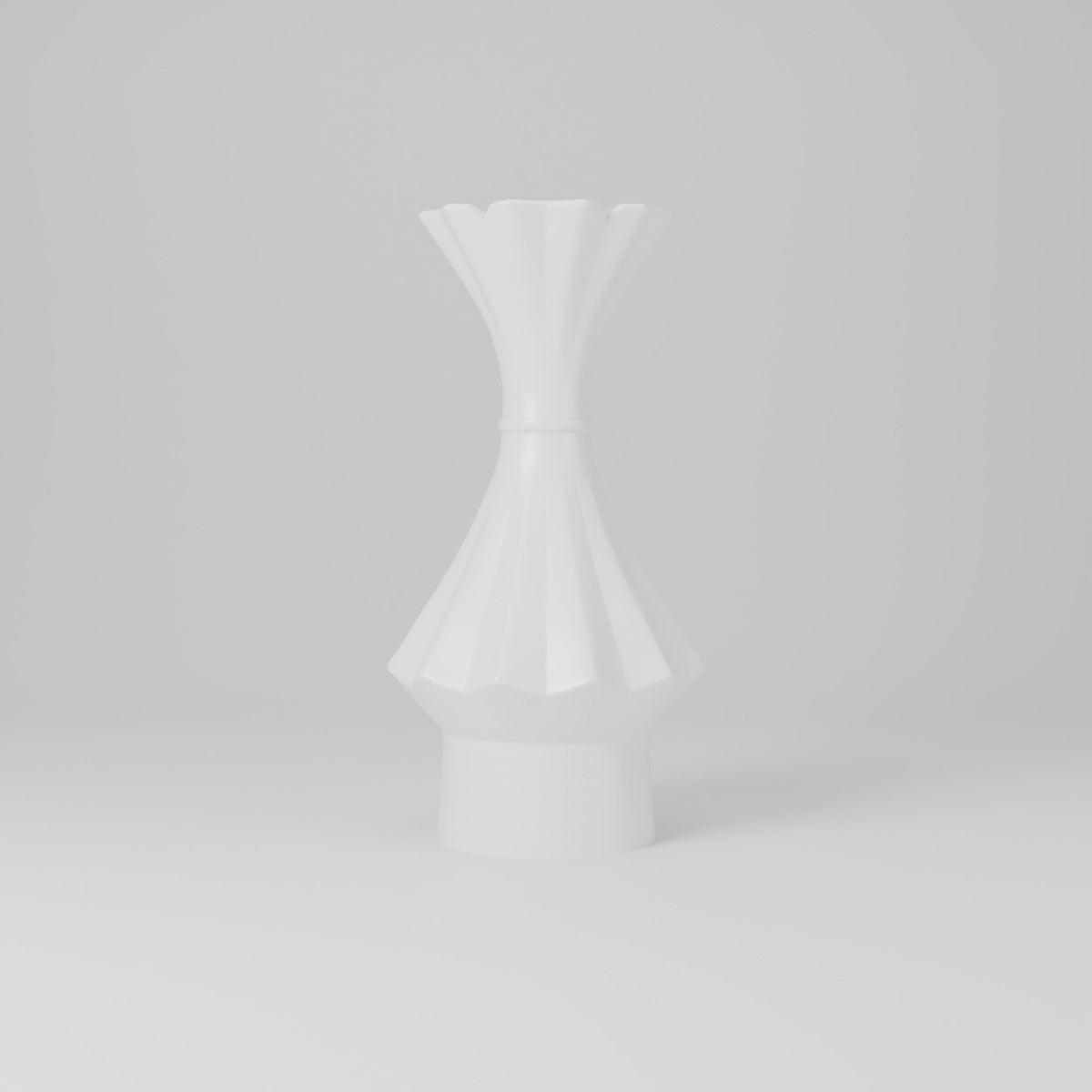 Annone Fluted Flower Vase – Modern Sculptural Vase - Northern Foundry