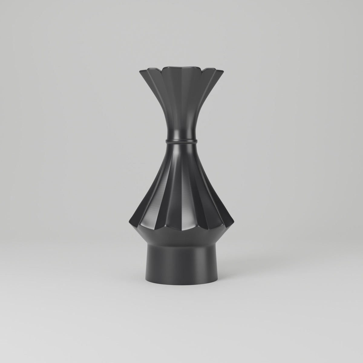 Annone Fluted Flower Vase – Modern Sculptural Vase - Northern Foundry