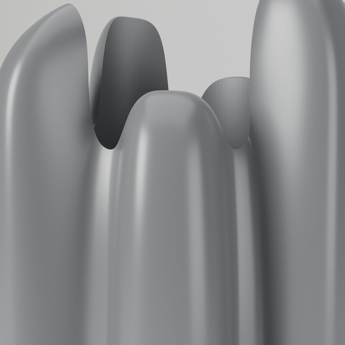 Arco Tube Flower Vase – Modern Sculptural Vase - Northern Foundry