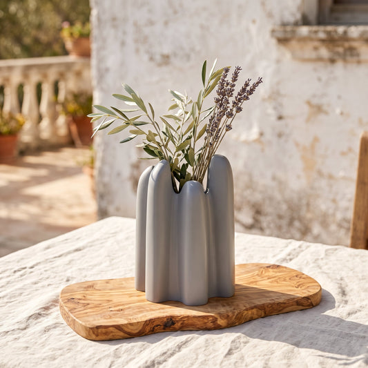 Arco Tube Flower Vase – Modern Sculptural Vase - Northern Foundry