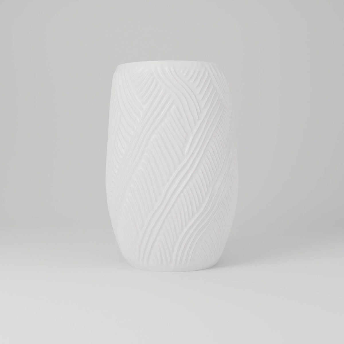 Argentera Woven Texture Vase – Modern Sculptural Vase - Northern Foundry