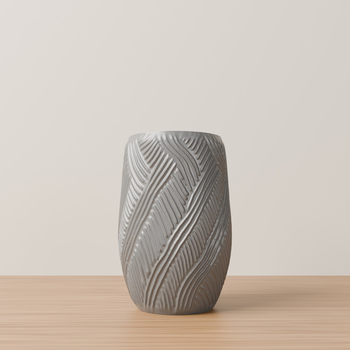 Argentera Woven Texture Vase – Modern Sculptural Vase - Northern Foundry