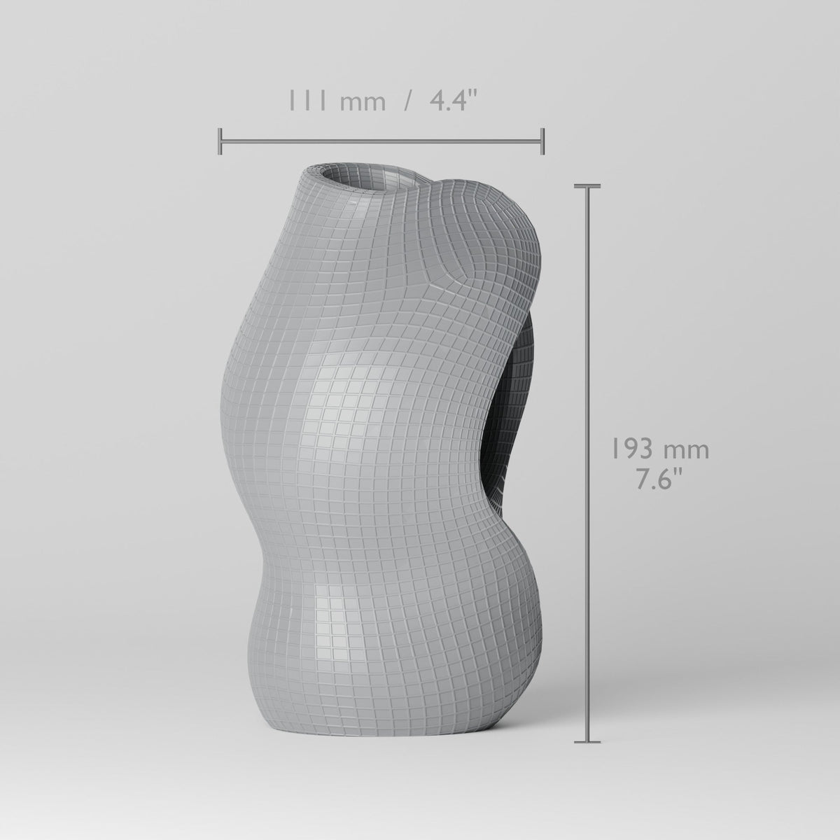 Aureon Twisted Sculptural Vase – Modern Sculptural Vase - Northern Foundry