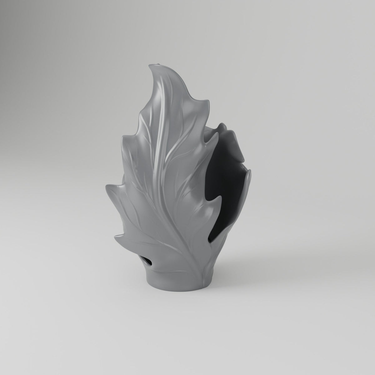 Autumn Leaf Sculptural Vase – Modern Sculptural Vase - Northern Foundry