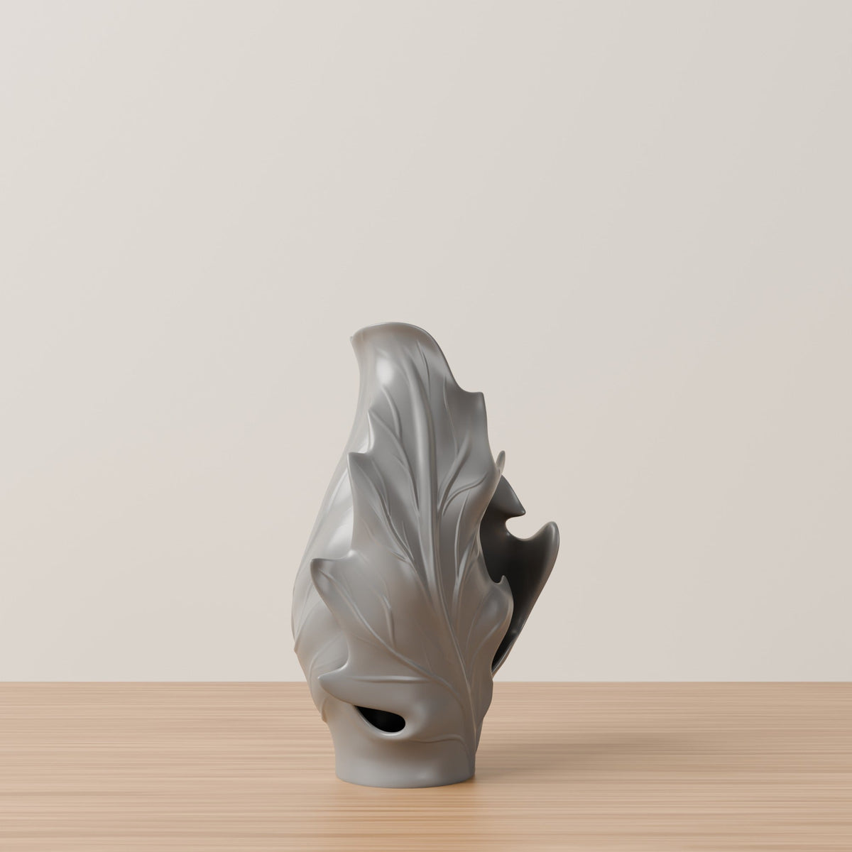 Autumn Leaf Sculptural Vase – Modern Sculptural Vase - Northern Foundry