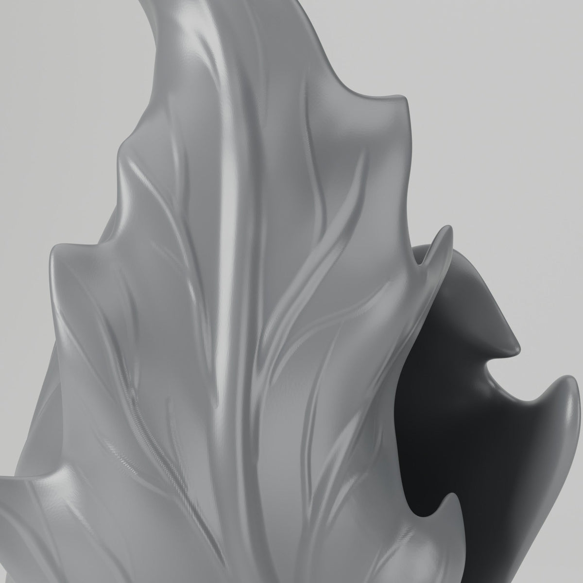 Autumn Leaf Sculptural Vase – Modern Sculptural Vase - Northern Foundry